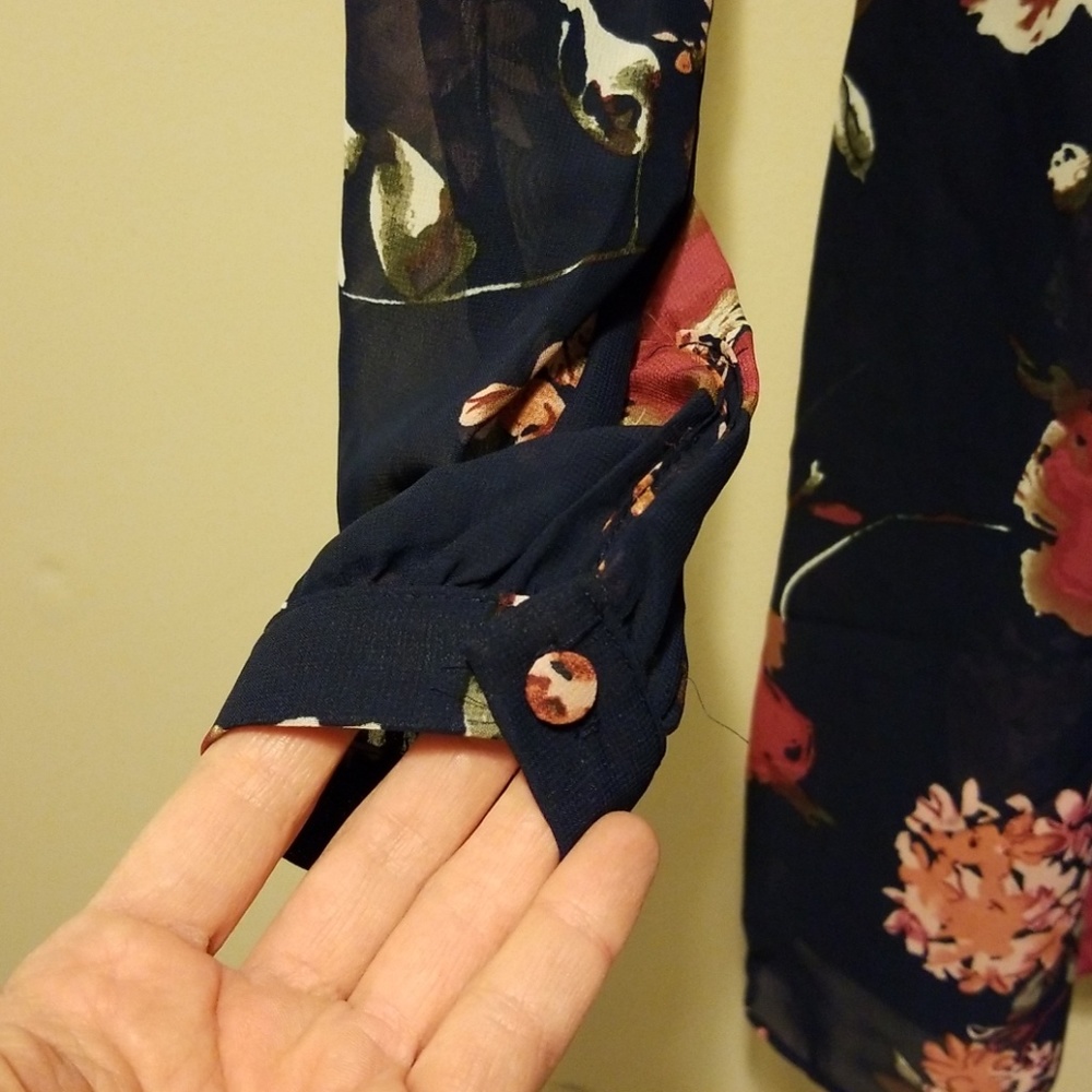 NWT Lulu's Floral Dress - Picture 4 of 7